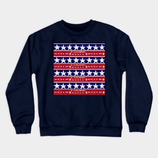 Mask for Essential Workers Vote Flag Crewneck Sweatshirt